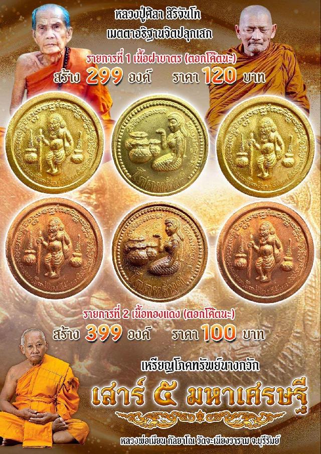 หลวงพ่อเมียน กัลยาโณ วัดจะเนียงวาราม จ.บุรีรัมย์ เปิดจองครับ