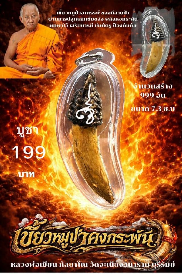 หลวงพ่อเมียน กัลยาโณ เปิดจองครับ