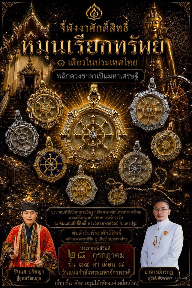 จี้พังงาศักดิ์สิทธิ์ แบบพกติดตัว หมุนเรียกทรัพย์ เปิดของครับ