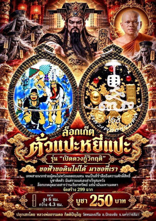 หลวงพ่อธรรมดล วัดหนองปรือ นครราชสีมา เปิดจองครับ..