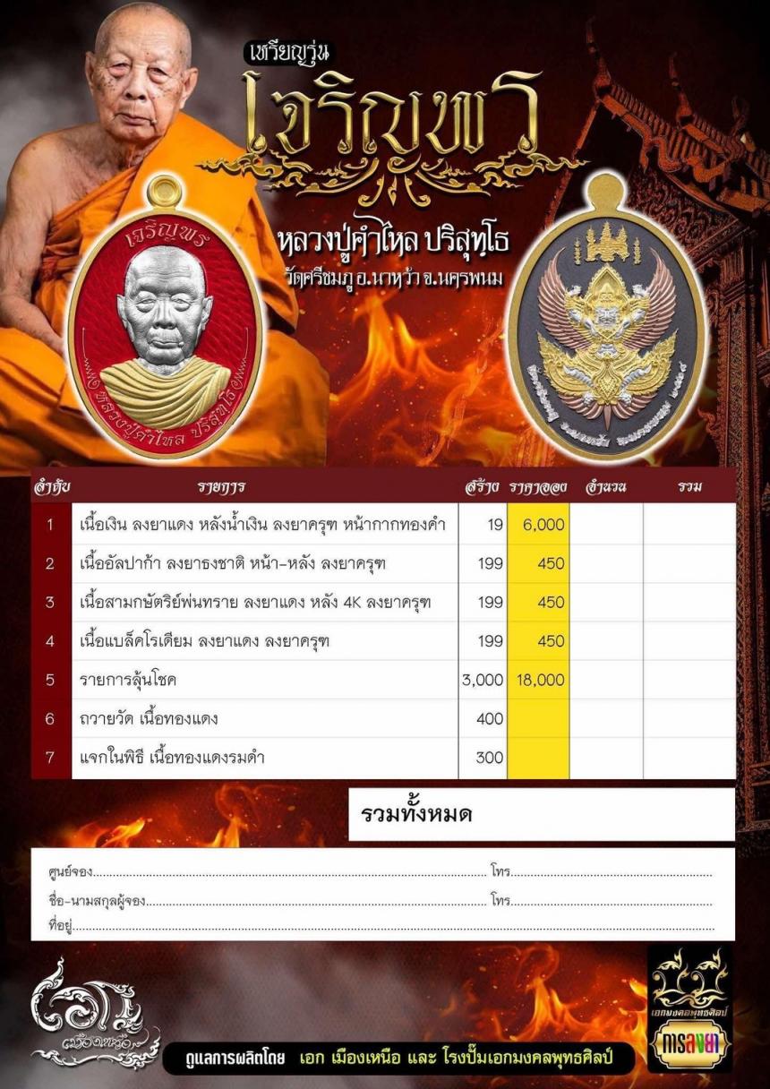 เจริญพร ห่มคลุม🙏 หลวงปู่คำไหล ปริสุทฺโธ วัดศรีชมพู จ.นครพนม เปิดจองครับ