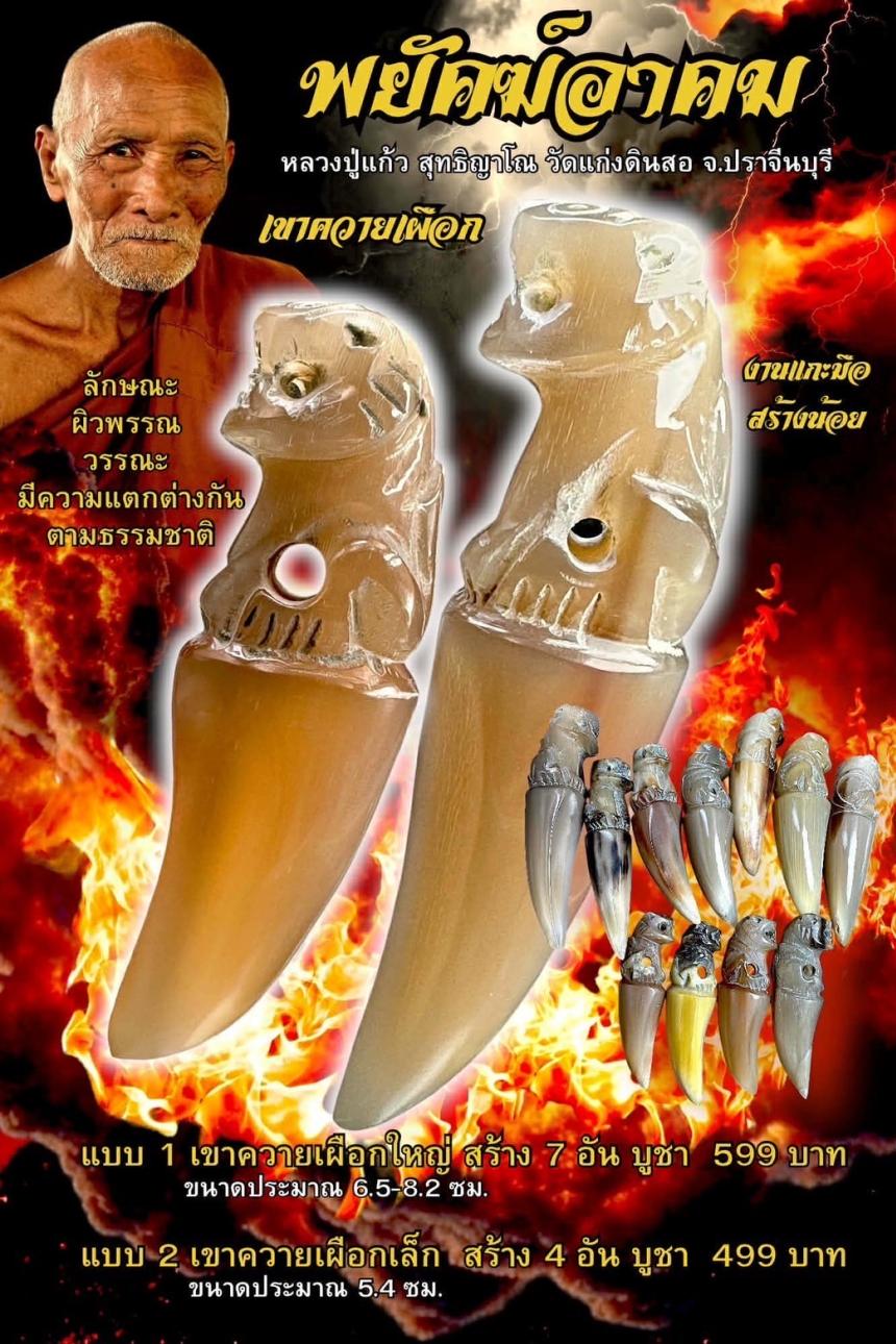 หลวงปู่แก้ว  สุทธิญาโณ🙏🙏 🔥วัดแก่งดินสอ อ.นาดี จ.ปราจีนบุรี เปิดจองครับ