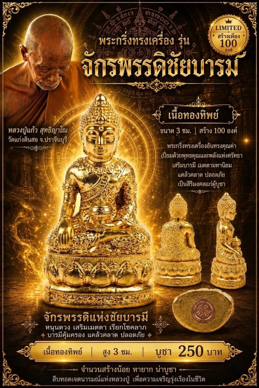 หลวงปู่แก้ว สุทธิญาโณ วัดแก่งดินสอ อ.นาดี จ.ปราจีนบุรี