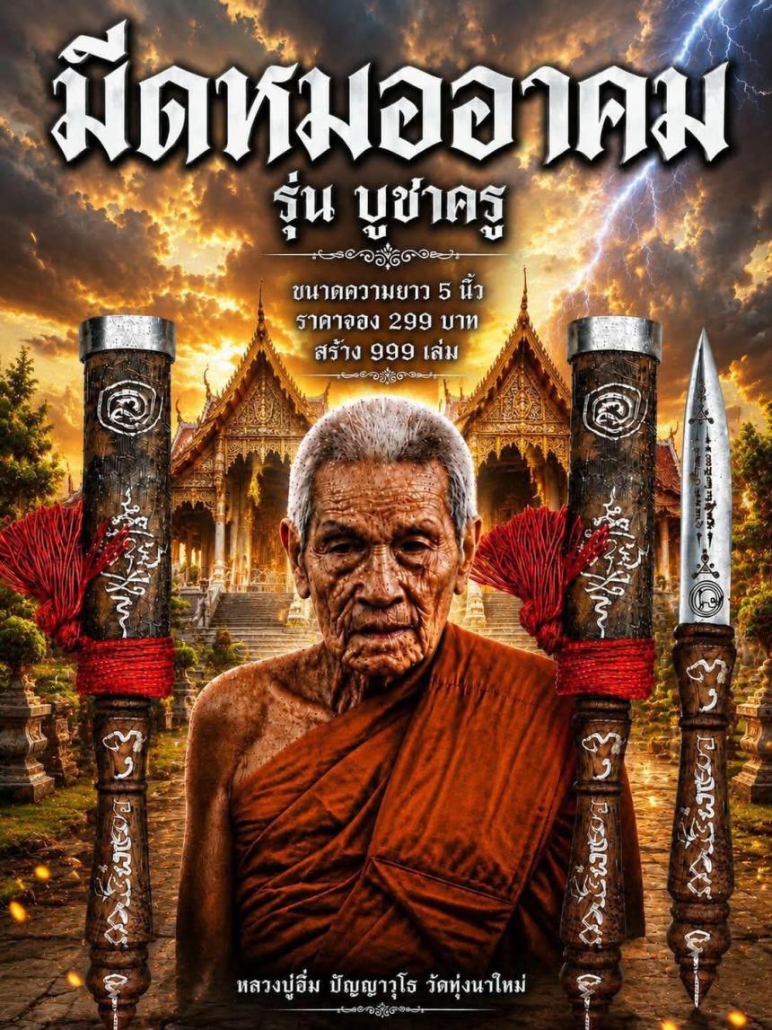 หลวงปู่อิ่ม ปัญญาวุโธ🙏 วัดทุ่งนาใหม่ อ.พิปูน จ.นครศรีธรรมราช เปิดจองครับ