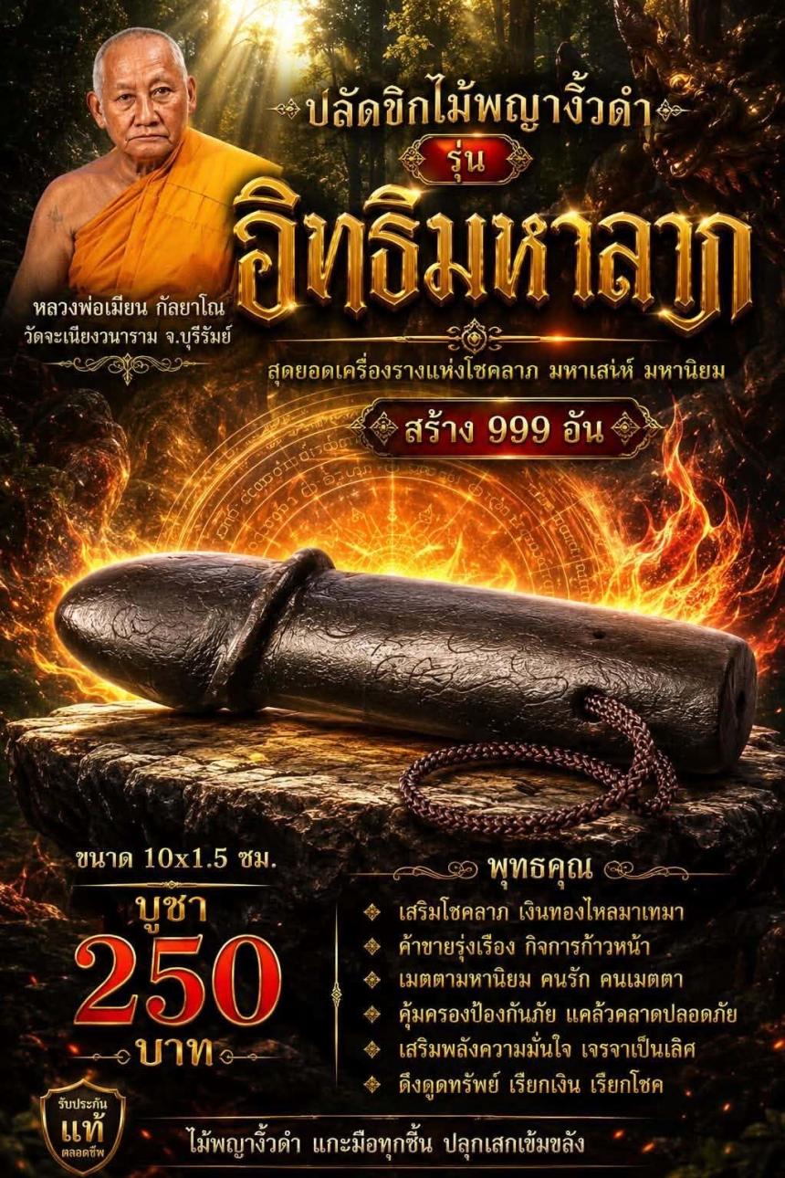 หลวงพ่อเมียน กัลยาโณ เปิดจองครับ
