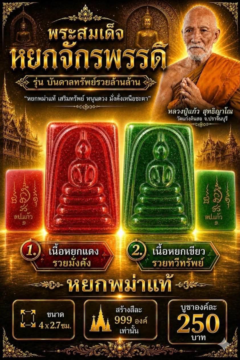 หลวงปู่แก้ว  สุทธิญาโณ🙏🙏 📌วัดแก่งดินสอ อ.นาดี จ.ปราจีนบุรี เปิดจองครับ
