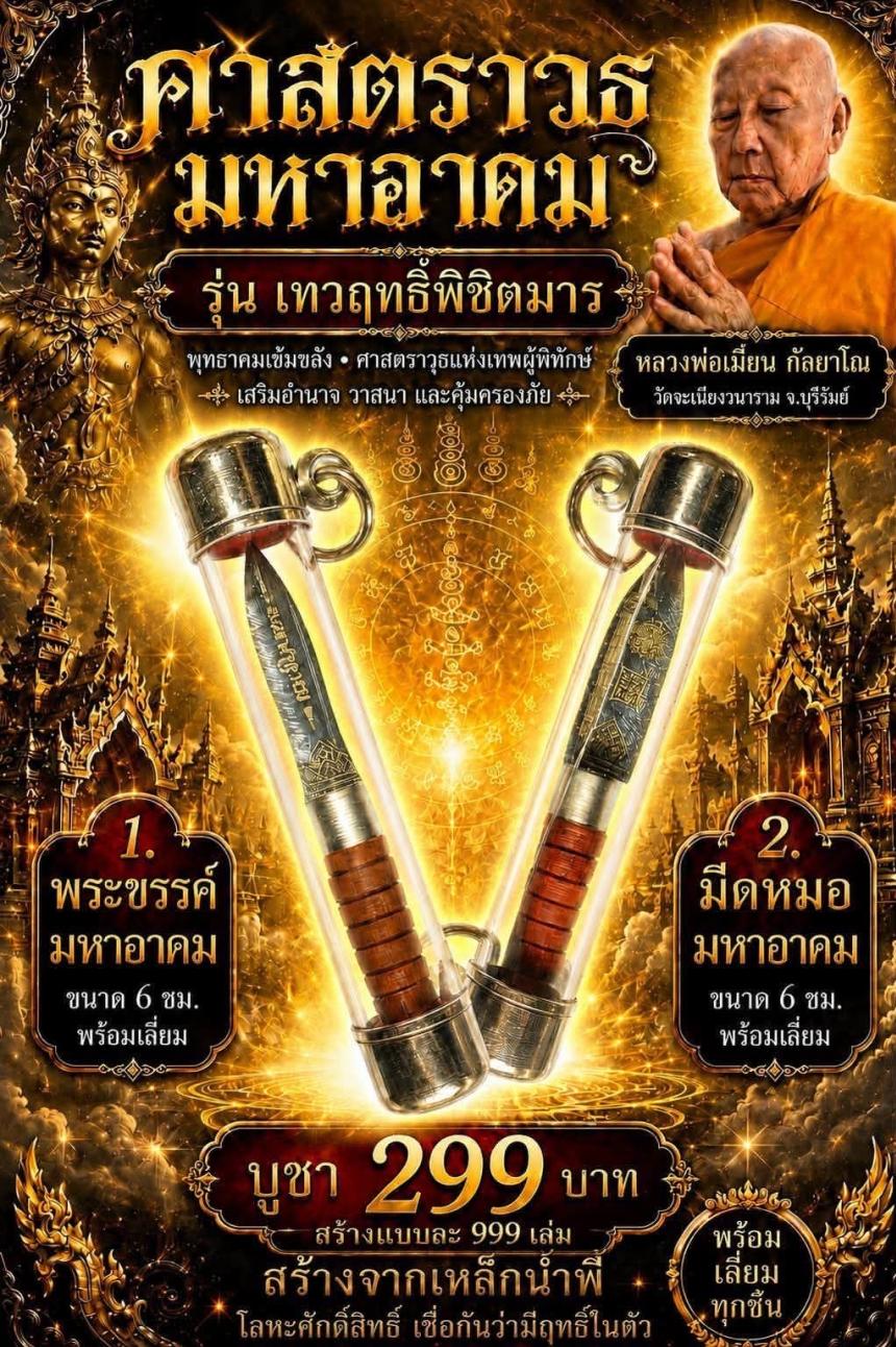 หลวงพ่อเมียน กัลยาโณ เปิดจองครับ