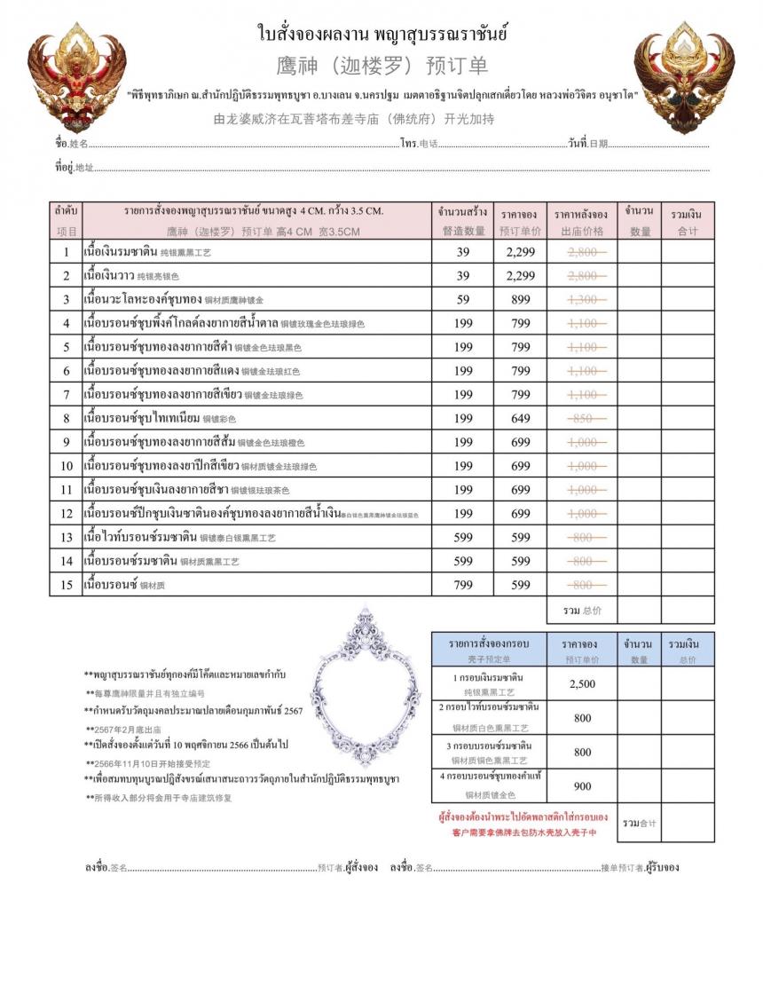 หลวงพ่อวิจิตร อนุชาโต เปิดจองครับ