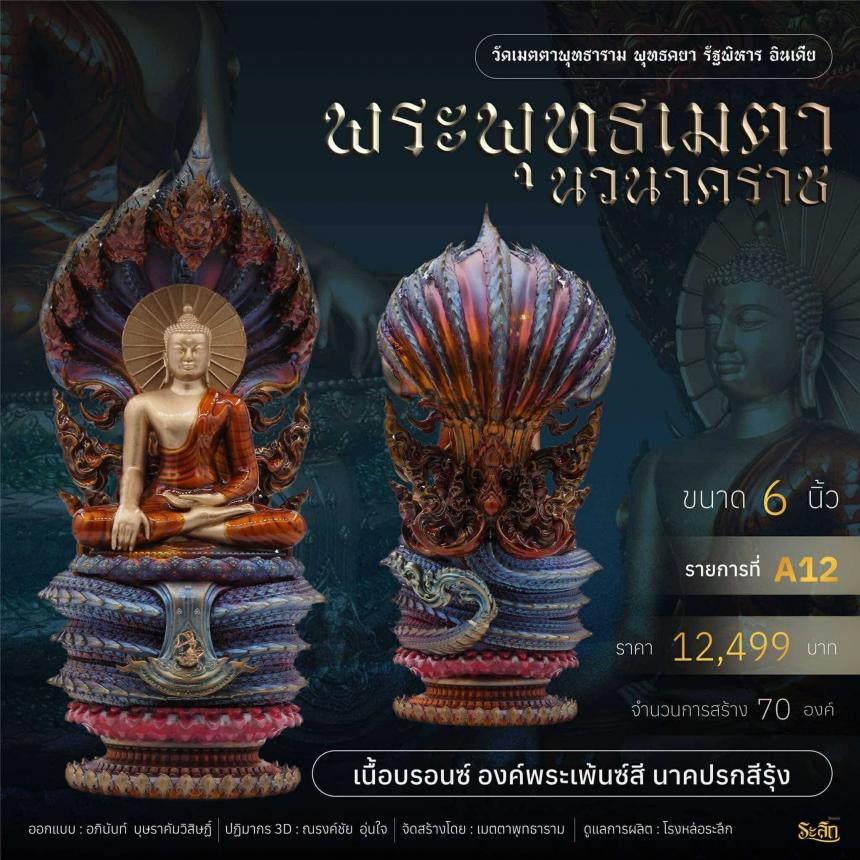 เปิดจอง  ✨ พระพุทธเมตตานวนาคราช เปิดจองครับ