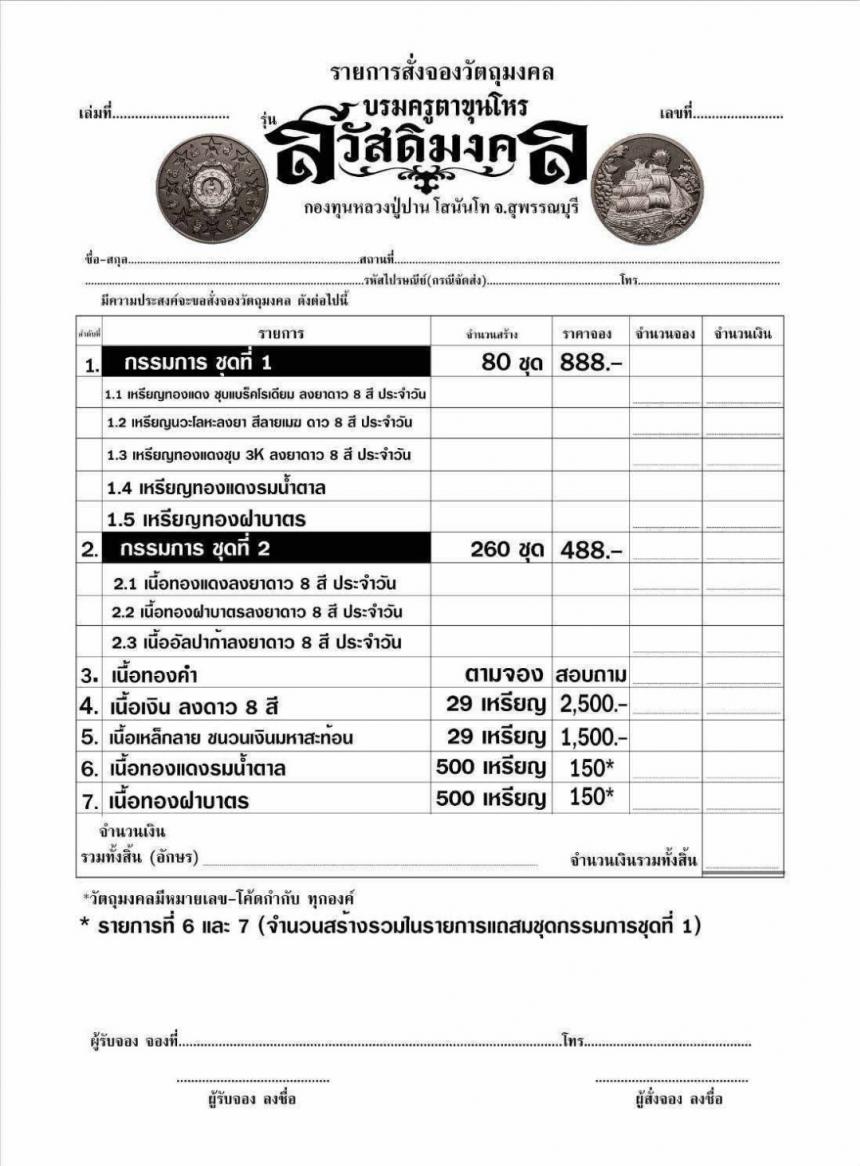 เหรียญตาขุนโหร รุ่นสวัสดิมงคล กองทุนหลวงปู่ปาน โสนันโท เปิดจองครับ