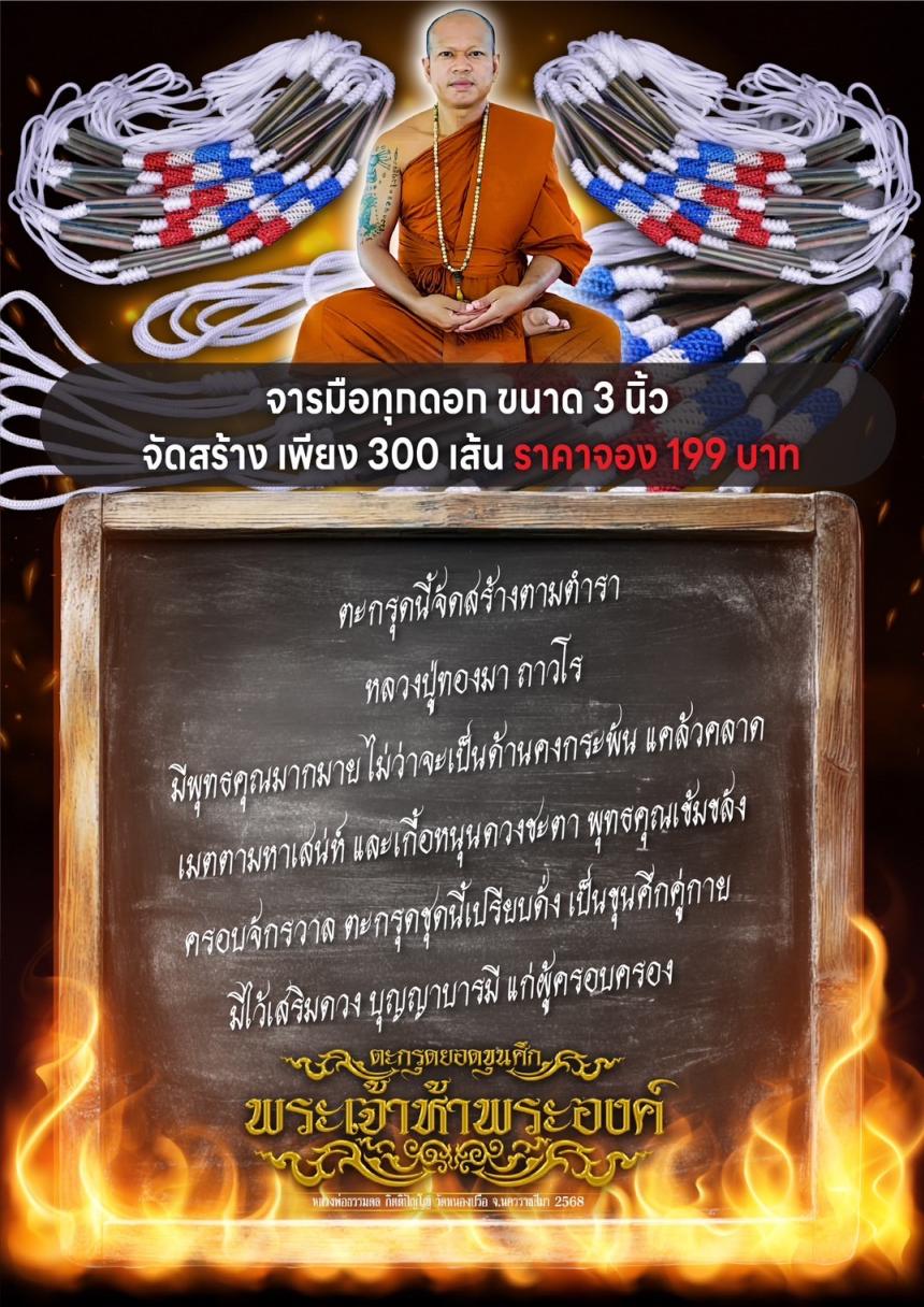 หลวงพ่อธรรมดล กิตติปัญโญ วัดหนองปรือ อ.ปักธงชัย จ.นครราชสีมา เปิดจองครับ