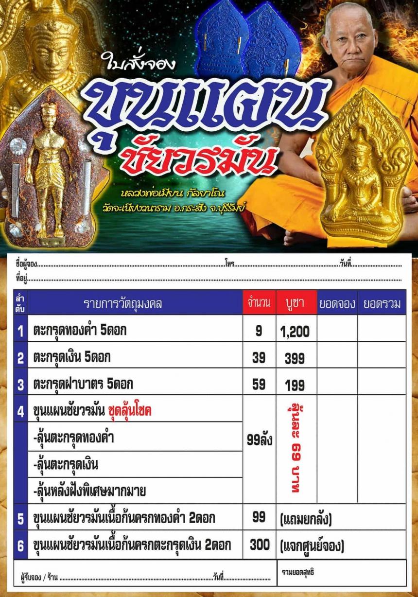 หลวงพ่อเมียน  วัดจะเนียงวนาราม บุรีรัมย์  เปิดจองครับ