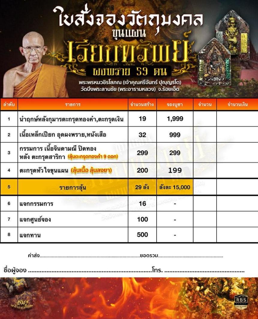 ตะกรุดหัวใจขุนแผน เป็นเครื่องรางมหาเสน่ห์สายขาว  เปิดจองครับ
