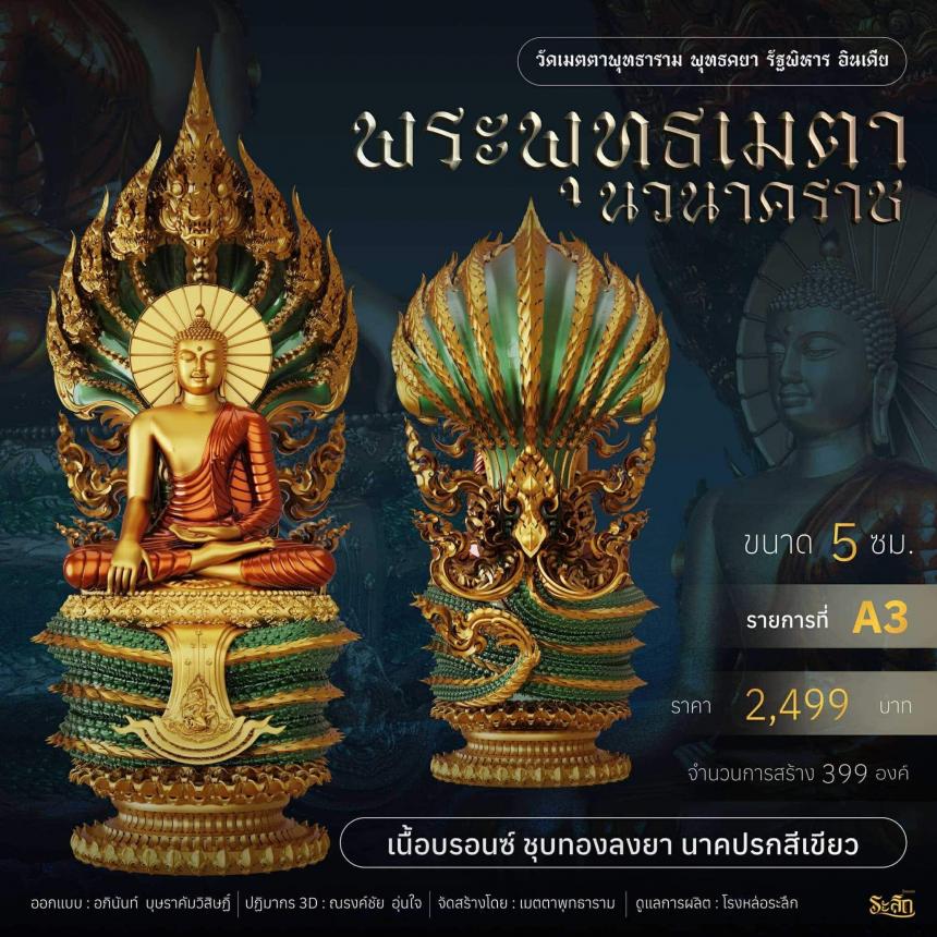 เปิดจอง  ✨ พระพุทธเมตตานวนาคราช เปิดจองครับ