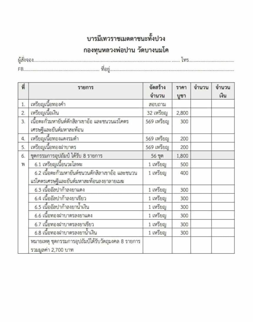 เปิดจอง... #บารมีเทวราชเมตตาชนะทั้งปวง เปิดจองครับ
