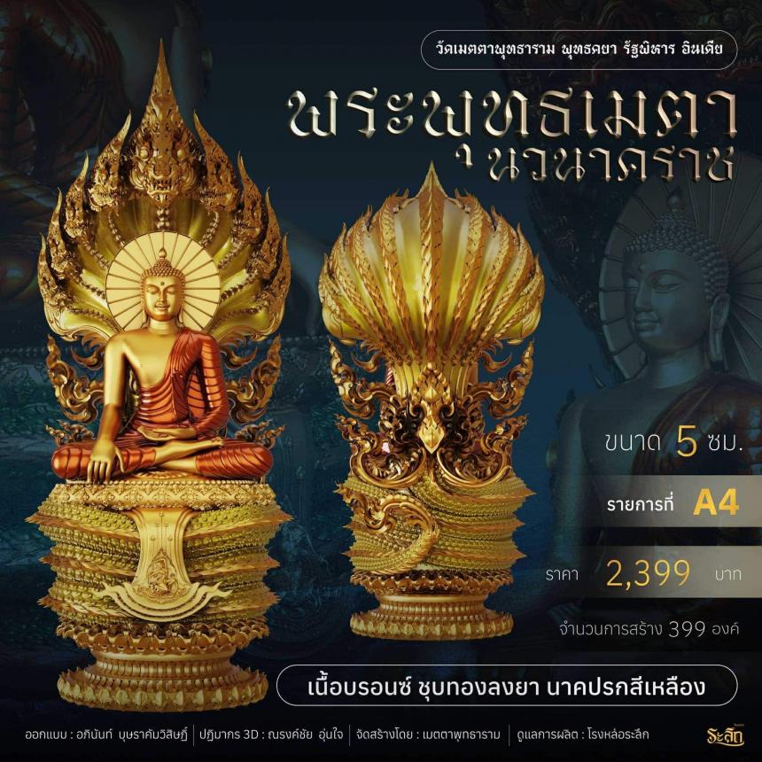 เปิดจอง  ✨ พระพุทธเมตตานวนาคราช เปิดจองครับ