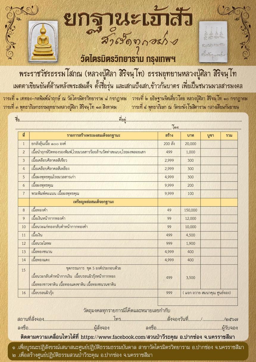 พระสมเด็จ ซึ่งโบราณเชื่อกันว่าแขวนแล้วประจักษ์จิตประทับใจเรื่องโชคลาภ มหาเสน่ห์ โภคทรัพย์