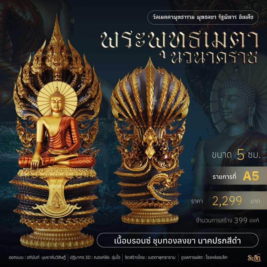 เปิดจอง  ✨ พระพุทธเมตตานวนาคราช เปิดจองครับ