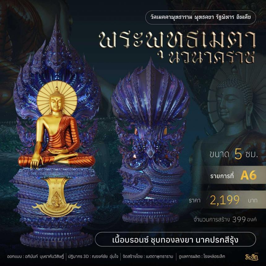 เปิดจอง  ✨ พระพุทธเมตตานวนาคราช เปิดจองครับ