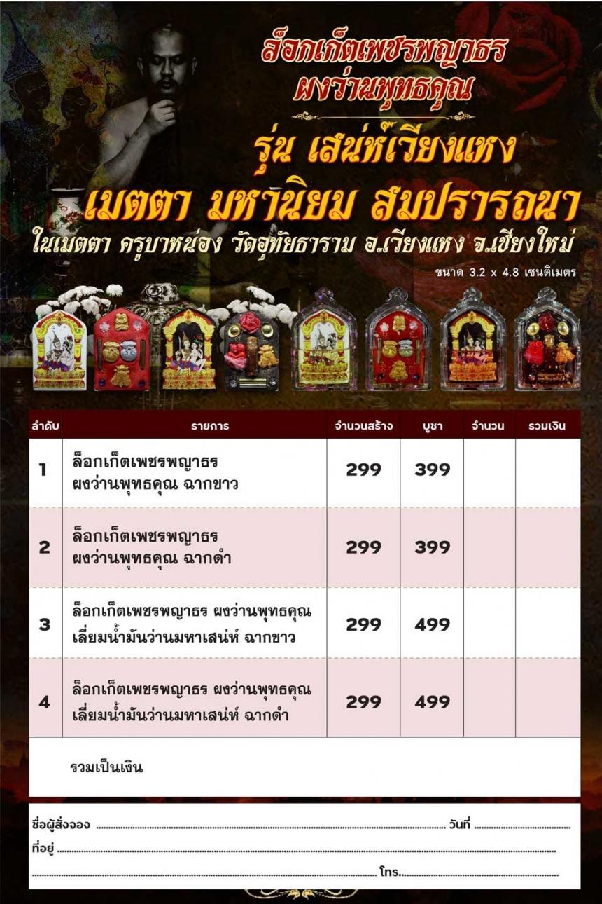 ครูบาหน่อง #วัดอุทัยธาราม อ.เวียงแหง จ.เชียงใหม่ เปิดจองครับ