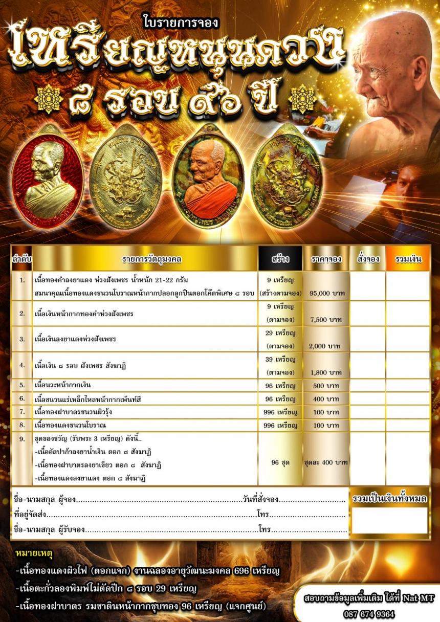 เป็นเหรียญอีกรุ่นที่หน้าสะสมอีกวาระหนึ่งฝากติดตามงานบูญครั้งนี้ด้วยนะครับ เปิดจองครับ